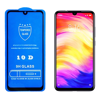محافظ صفحه نمایش تمام صفحه 10D مناسب برای گوشی شیائومی Redmi Note 7